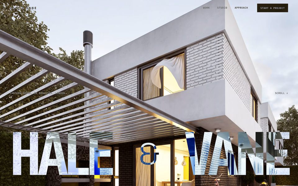 Hale & Vane demo site homepage